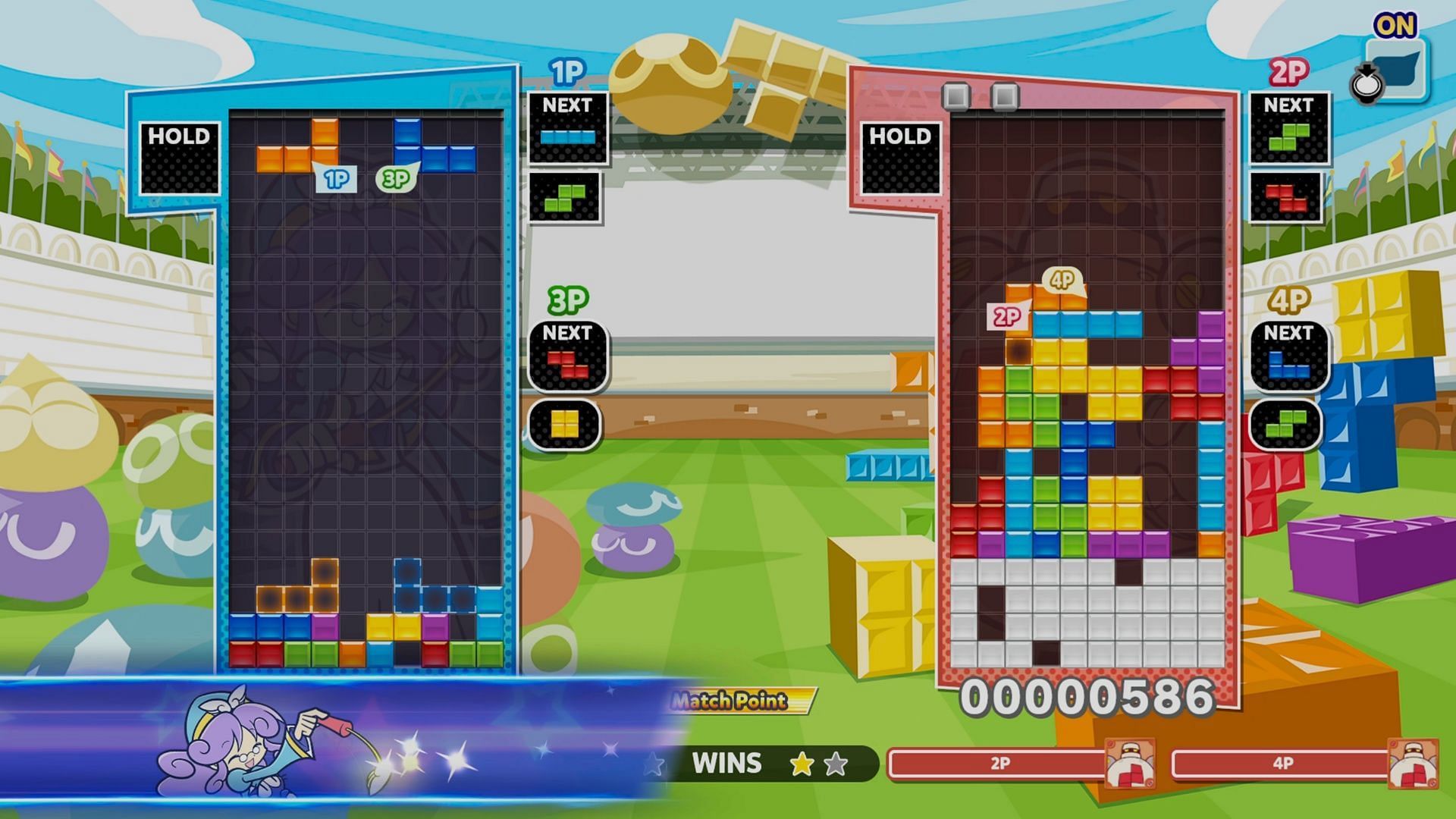 There's nothing quite as intense or enjoyable as Doubles Tetris. . . (Image via SEGA)